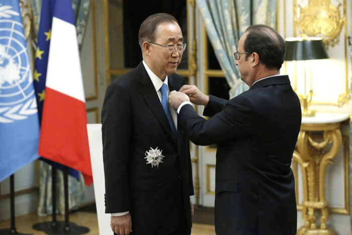 10 Years of Ban ki Moon as UN Chief: Receives France Civilian Award
