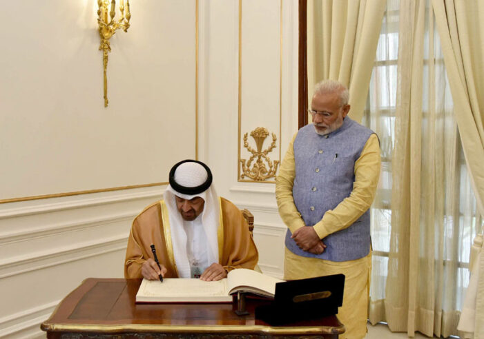 PM Welcomes UAE Crown Prince as Republic Day Chief Guest
