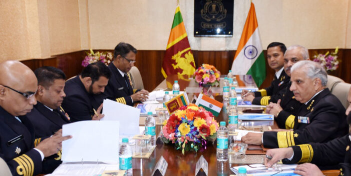 Indian Coast Guard Holds Talks With Visitng Sri Lanka Counterparts