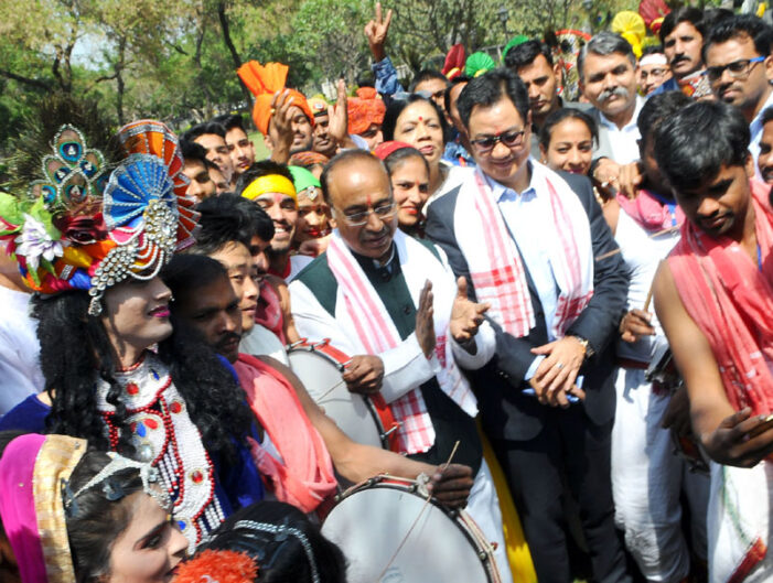 Sports Minister Vijay Goel addresses Global Millennium Summit at Dubai