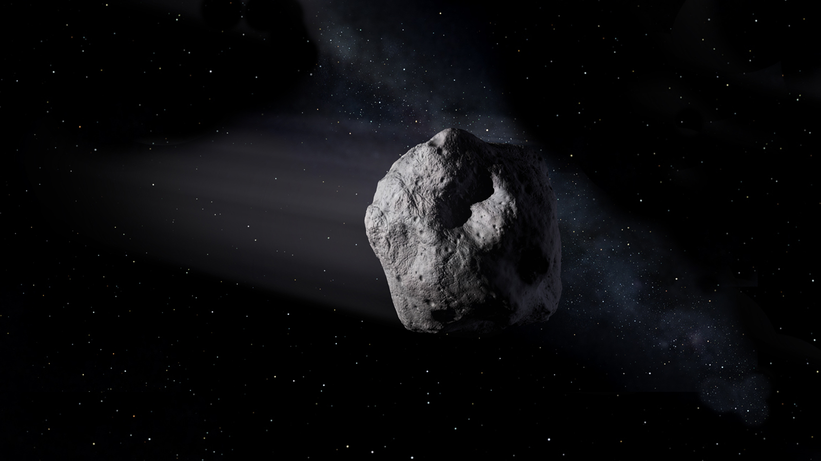 Artist's concept of a near-Earth object. Image credit: NASA/JPL-Caltech
