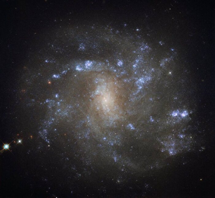 Hubble Spots Barred Spiral Galaxy Lynx Hubble Spots Barred Spiral Galaxy Lynx