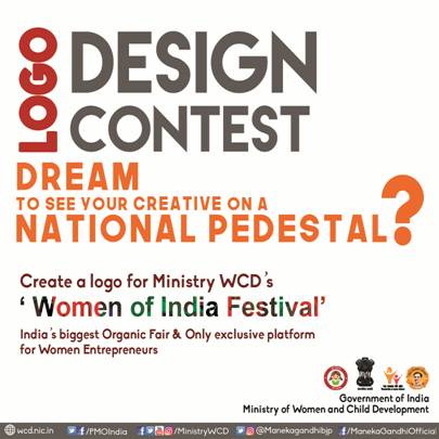 Contest held for designing of Logo for the prestigious “Women of India Festival”