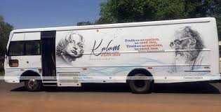 Children who Arrived at Rashtrapati Bhavan from Rameswaram by the bus ‘Dr Kalam Sandesh Vahini Vision 2020’ call on President