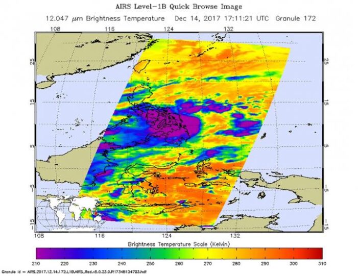 NASA captures image of Tropical Storm Kai-Tak moving over Philippines