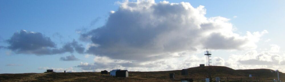 The weather observatory in Lerwick, Shetland Isles, Scotland, where the historic rainfall records were taken CREDIT Dr Keri Nicoll, University of Reading and University of Bath