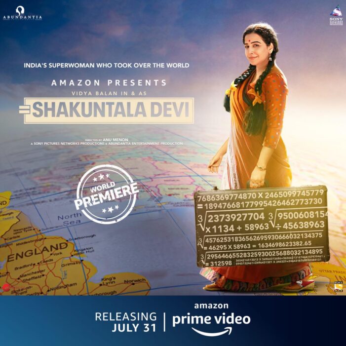 Vidya Balan gives a glimpse at her character in Shakuntala Devi as an evergreen one