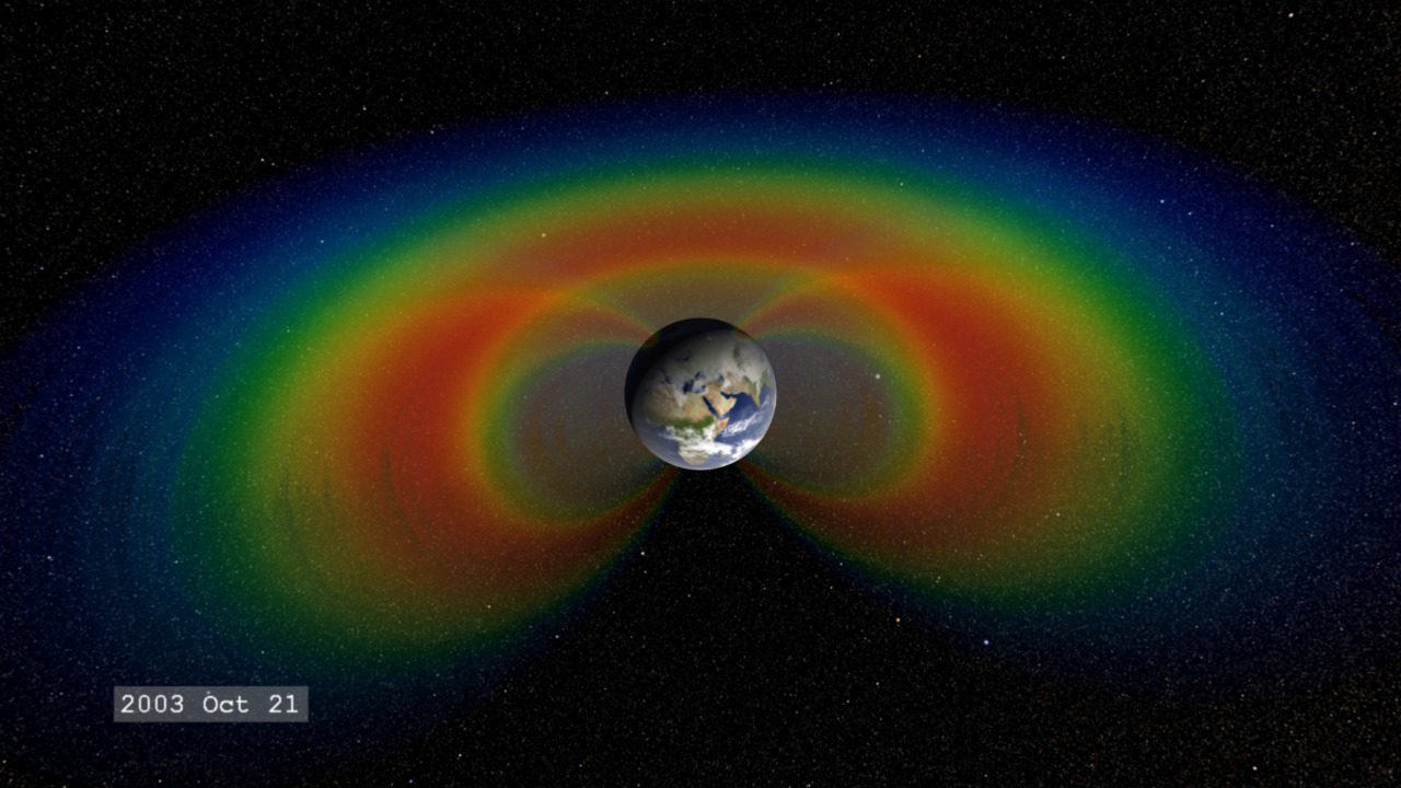 NASA’s Earth scientists who monitor the changes in magnetic strength there, both for how such changes affect Earth's atmosphere and as an indicator of what's happening to Earth's magnetic fields, deep inside the globe. Credits: NASA's Goddard Space Flight Center