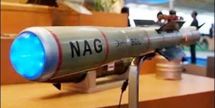 NAG missile / DRDO India successfully tests final user trial of anti-tank NAG missile