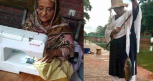 Bangladesh Prime Minister Sheikh Hasina’s photos of her sewing, fishing go viral
