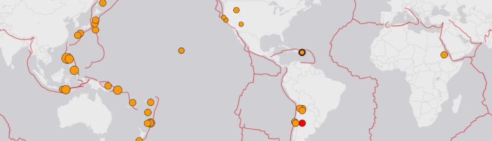 today earthquakes