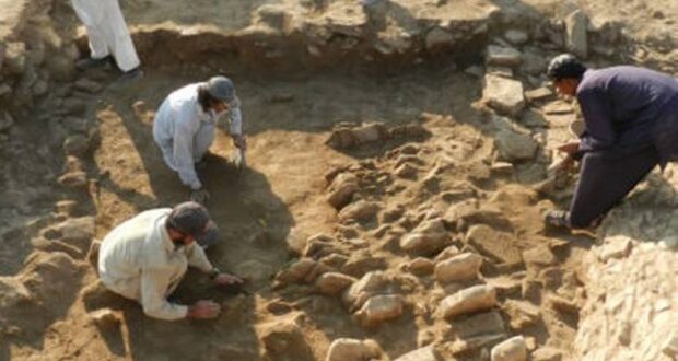 Excavation under way at Barikot in Swat district of Pakistan’s Khyber Pakhtunkhwa Province. Photo: Italian Archaeological Mission to Pakistan
