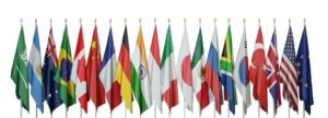 G20 flags