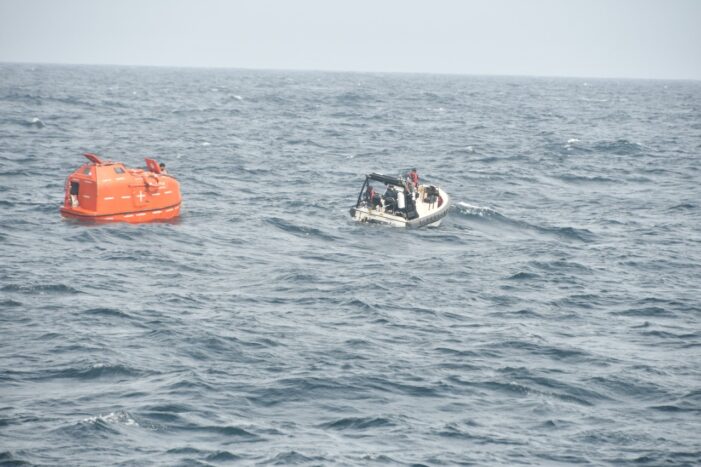 Coast Guard rescues 19 crew from sinking cargo ship off Maharashtra shore