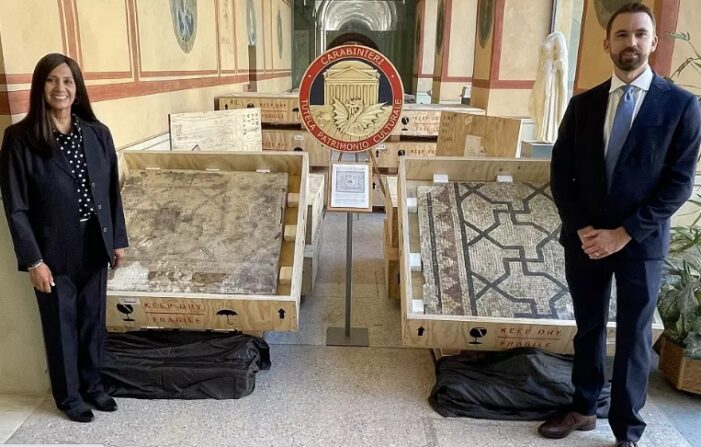 stolen art FBI Returns 2,000-Yr-Old Italian Art That Languished in LA for Decades