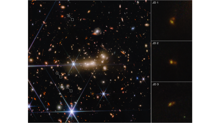 Webb offers never-before-seen details of early universe, distant galaxy MACS0647-JD