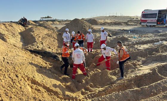 Gaza aid worker killings: One humanitarian still missing in mass grave