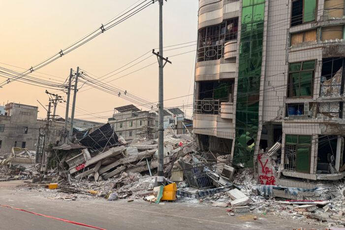 Destitution and disease stalk Myanmar’s quake survivors