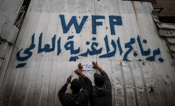 Desperate hunger drives crowd to storm UN food warehouse in Gaza