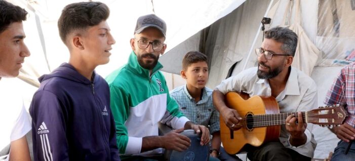 Songs of hope rise from Gaza’s ruins