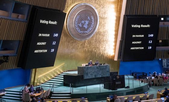 UN General Assembly adopts Gaza ceasefire resolution by overwhelming majority
