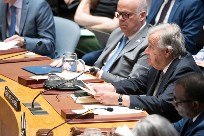 Development is ‘the first line of defense against conflict,’ Guterres tells Security Council