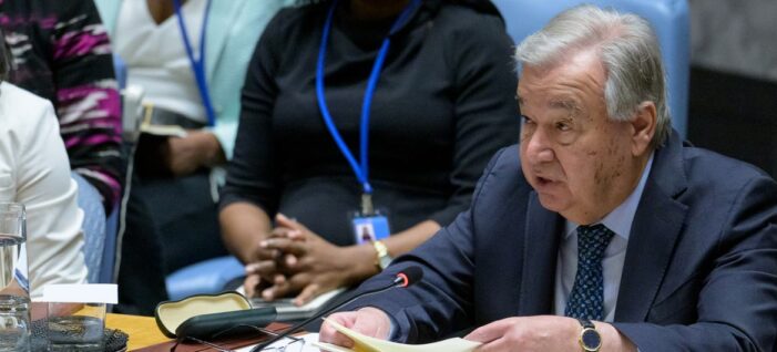 ‘Peace is a choice’: UN chief urges diplomacy as wars spread from Gaza to Ukraine