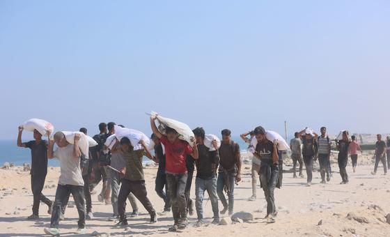 Gaza: As aid trucks enter, videos of Israeli hostages and attack on Red Crescent staffers spark outrage