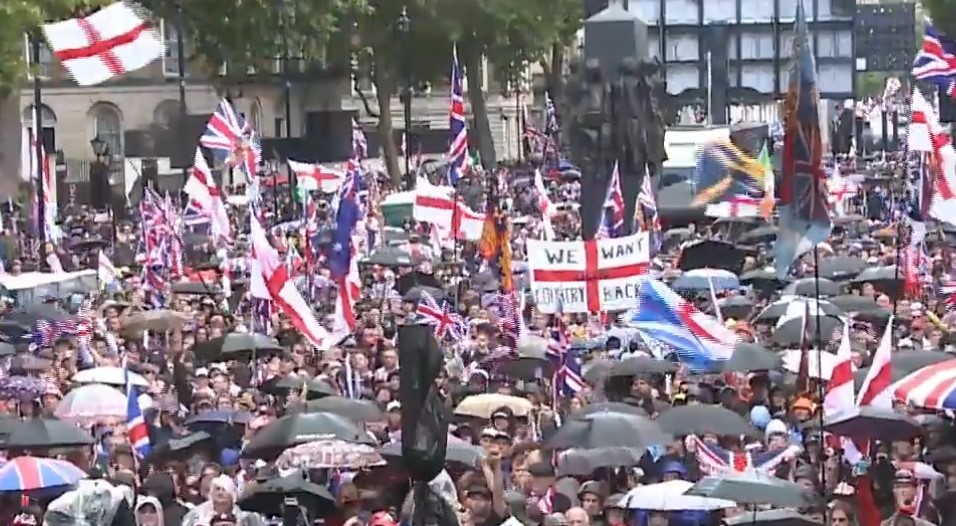 London protests