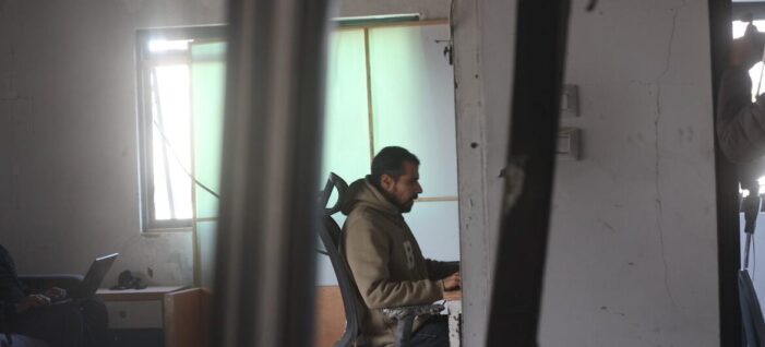 Gaza radio station re-opens, bringing voices from the rubble