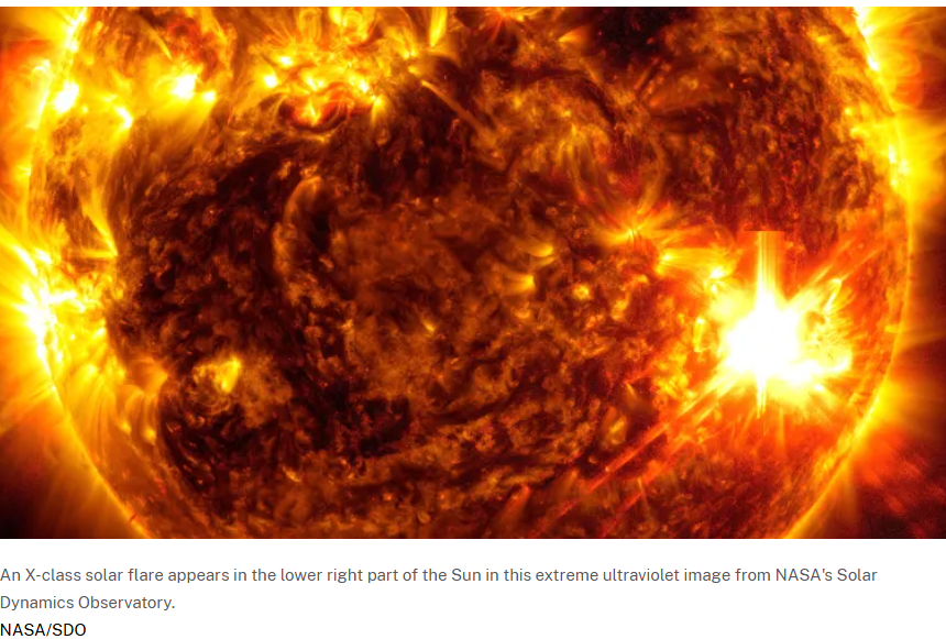 solar flares quake