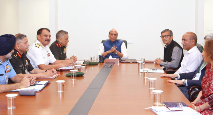 Rajnath Singh reviews West Asia situationand Its impact on India defence preparedness