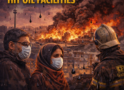 Israel Strikes Iran Oil Fields, Black Rain Envelopes Tehran; Breathing Problem Pervades