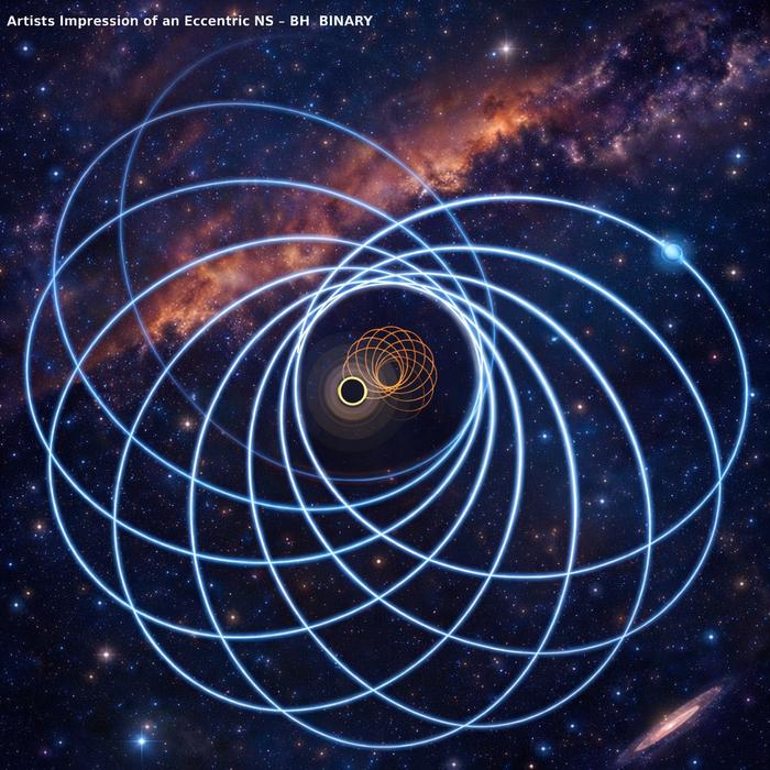 Oval orbit casts new light on black hole, neutron star mergers