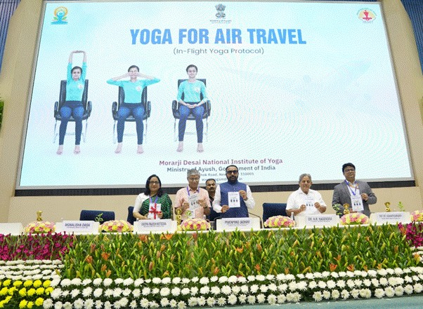 Stay Fit While You Fly: Ayush ministry launches Smart yoga regime to Air Travellers