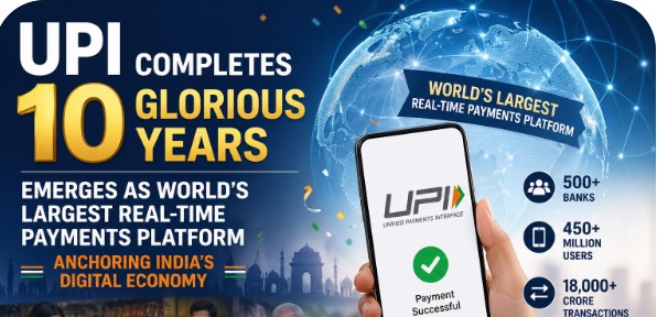 UPI completes 10 glorious years, Becomes World’s Largest Real-Time Payments Platform, Anchoring India’s Digital Economy