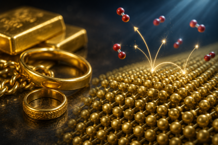 How can gold always keep its glitter? Researchers uncover atomic secret behind Gold’s lasting shine