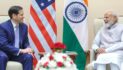 U.S. Secretary of State Marco Rubio calls on Prime Minister Narendra Modi