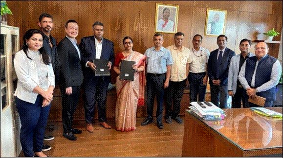 Title : NIPER Raebareli, AstraZeneca partner to expand clinical trials to 25 emerging hubs Caption : NIPER Raebareli, AstraZeneca partner to expand clinical trials to 25 emerging hubs (Photo: PIB)